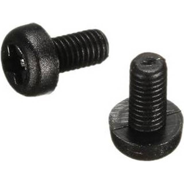 (8mm) 50pcs M2 Black Nylon Round Phillips Screw Bolts 4/8/10/12mm