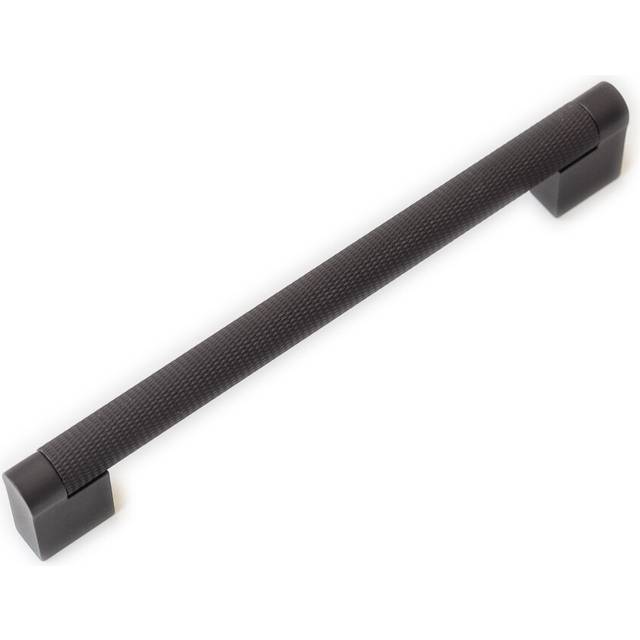 Dark Grey Gunmetal 160mm Knurled Textured Cabinet Handle