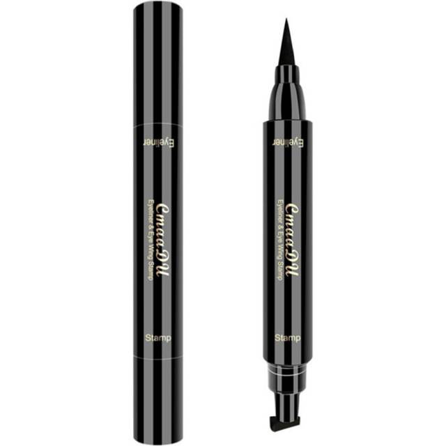 2PCS Eyeliner Stamp Wing Cat Eye Stamp Long Lasting Liquid Eye Liner Waterproof & Smudgeproof Makeup Eye Liner Pencil for Women