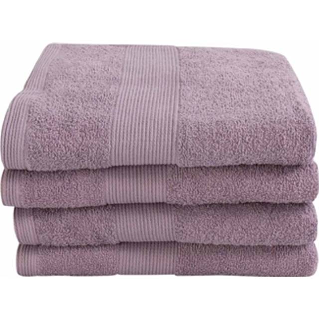 Handduk - 100% Mjuk bomull med hög absorberingsförmåga - 50x100 cm - Lavendelfärgad handduk från danska By Borg - Lila (50x100 cm)