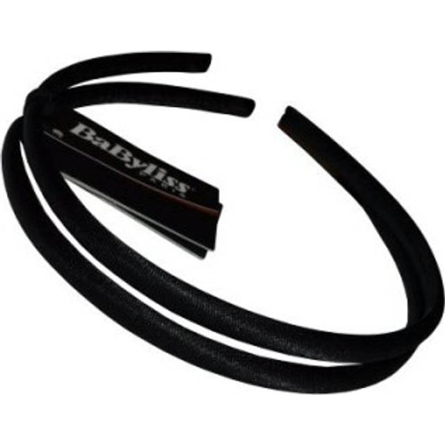 Babyliss Alice Band Pack of 2 Black Slimline
