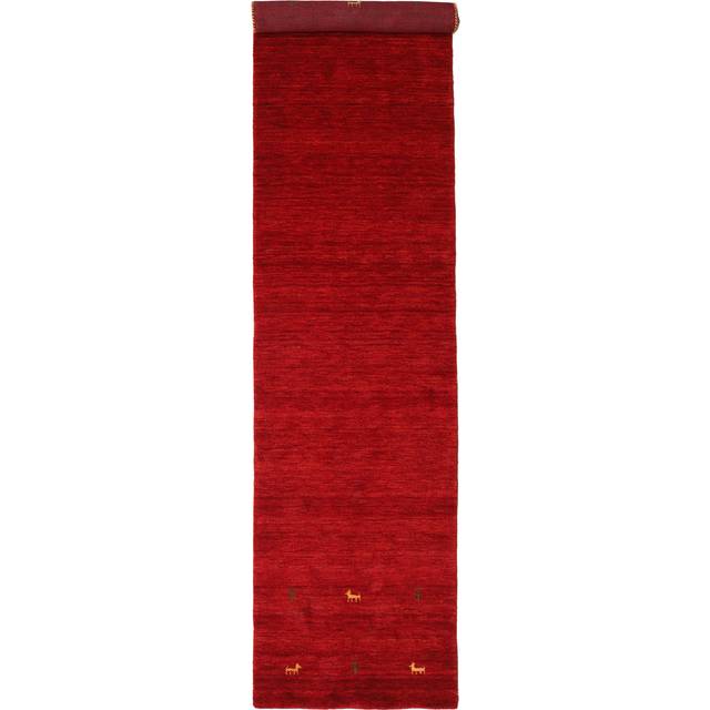 Gabbeh loom Two Lines Matta - Röd 80x450