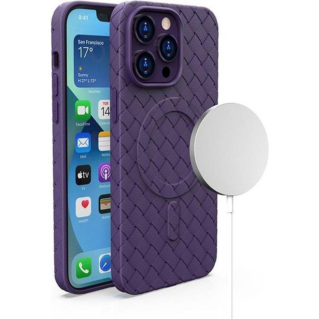 iPhone 13 Pro Mobilskal Magsafe Woven - Lila