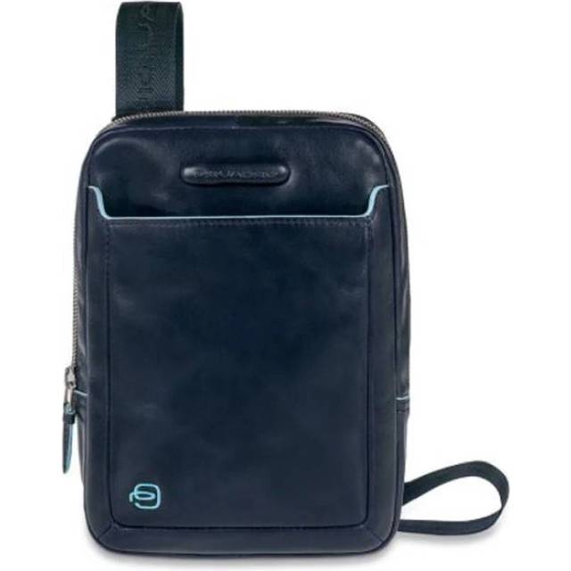 Piquadro, Messenger Bags, male, Blue, ONE SIZE, Men's Bags Shoulder Bag Blue Aw22