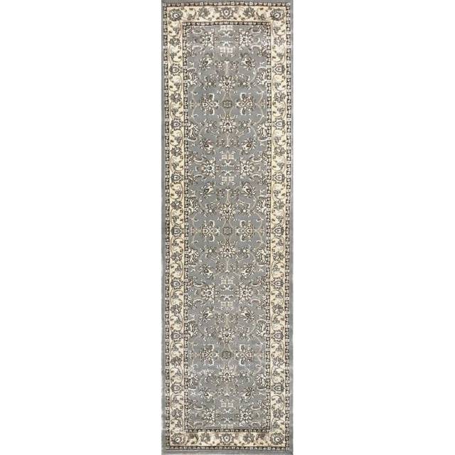 Radici 1780-0033-GREY Pisa Rectangular Grey Traditional Turkey Area Rug, 2 ft. 2 in. W x 7 ft. 7 in. H