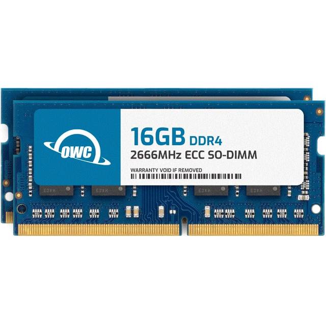 OWC 32GB (2X16GB) DDR4 RAM Compatible with Synology DiskStation DS723+ and DS923+ NAS System 2666MHz PC4-21300 CL19 ECC Unbuffered SODIMM 2Rx8 1.2V Me