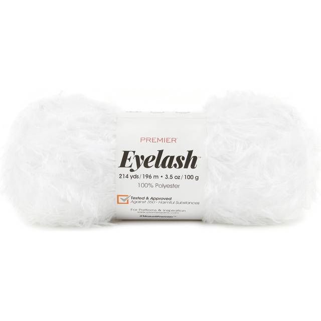 Premier Eyelash Yarn-White 2073-01