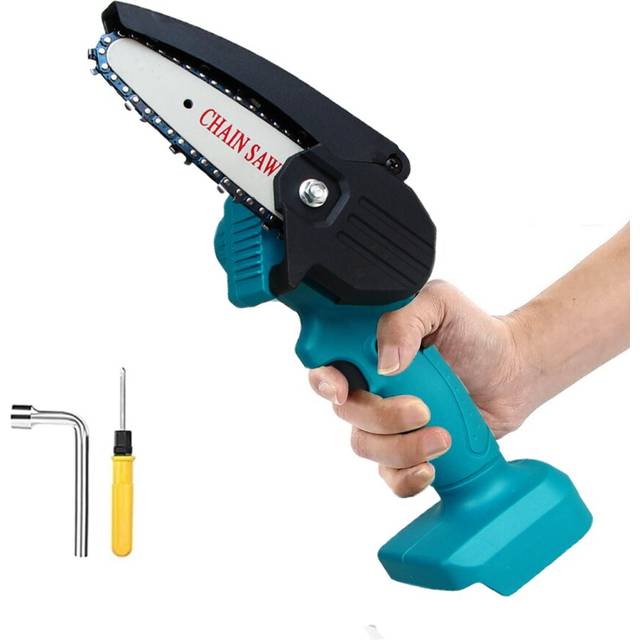 4'' Mini Cordless Chainsaw Electric Chain saw Cutter Naked-Makita Compatible