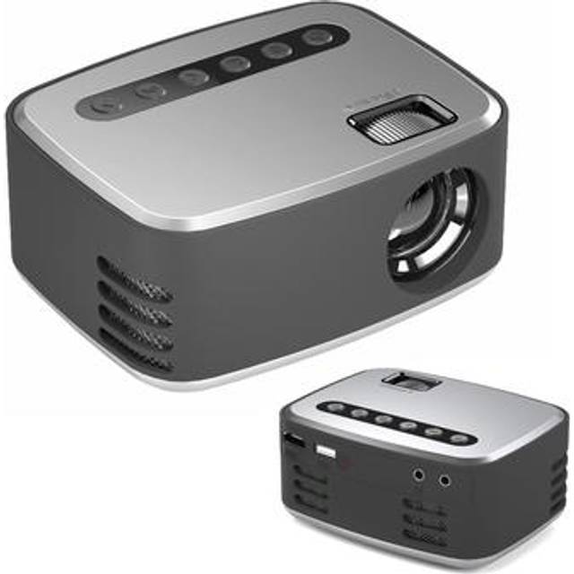 T20 Mini LED-projektor 1080P Hemmabio Mediaspelare Video Beamer Stöd TF-kort USB Flash