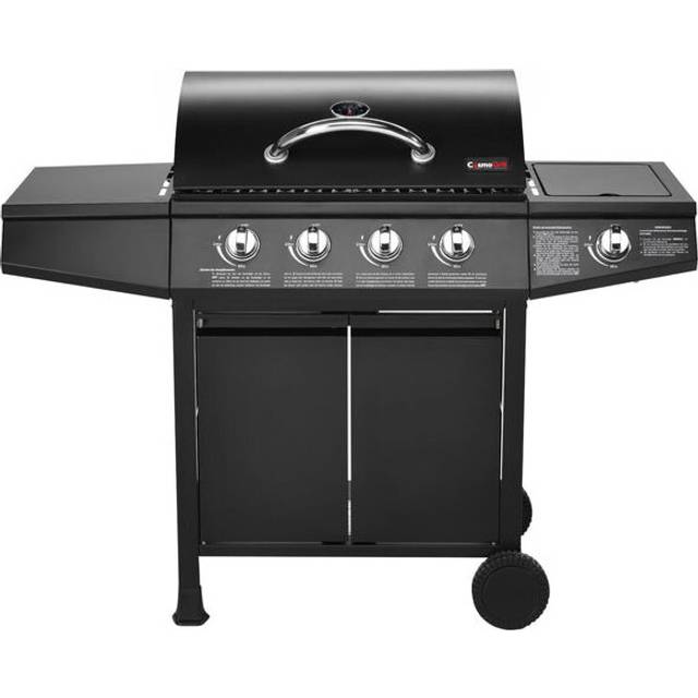 CosmoGrill 4+1 Original Series Outdoor Gas BBQ Grill With Side Burner & Storage