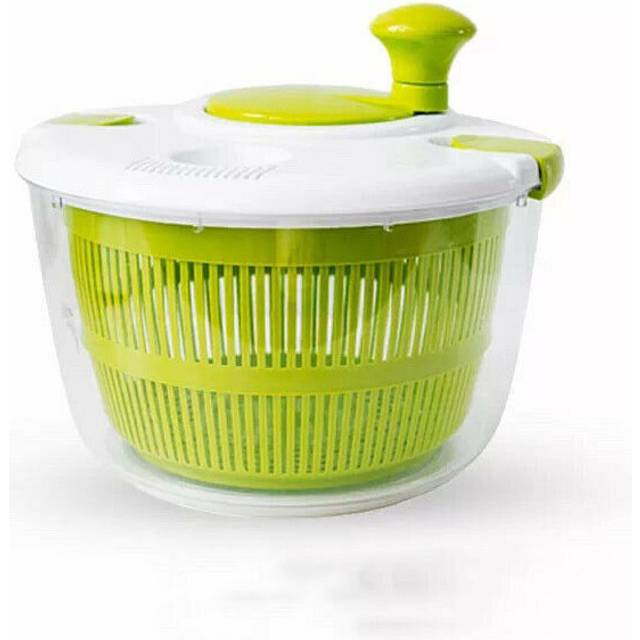 Large Manual Salad Vegetable Fruits Washer Spinner Lettuce Dryer Dehydrator black