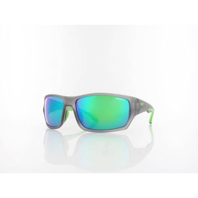 Grey Wide Fit Iridecent Lense Sunglasses 64mm (*)