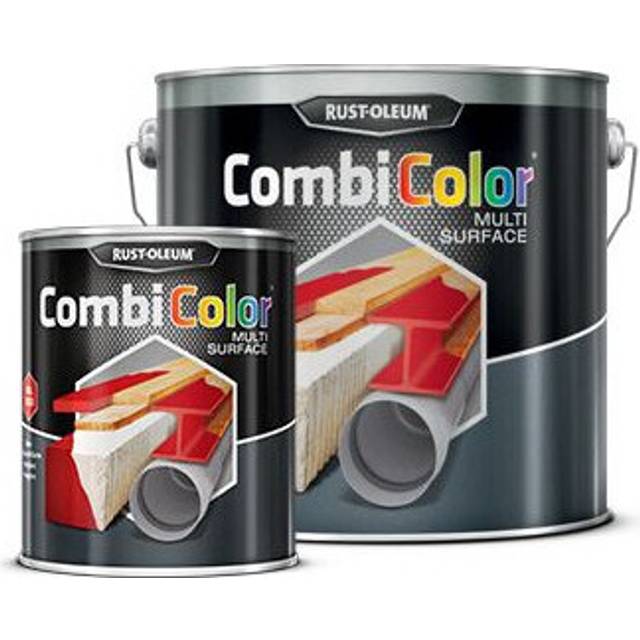 Rust Oleum CombiColor Multi Surface Paint Matt White 2.5l