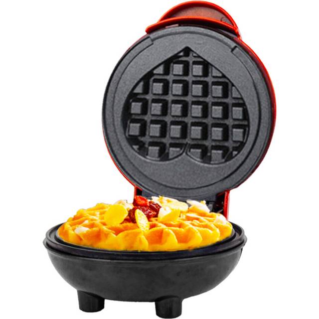 Mini Electric Waffles Maker Bubble Egg Cake Oven Breakfast Heart Shaped Love Waffle Maker Eggette Machine Mini Waffle Pot