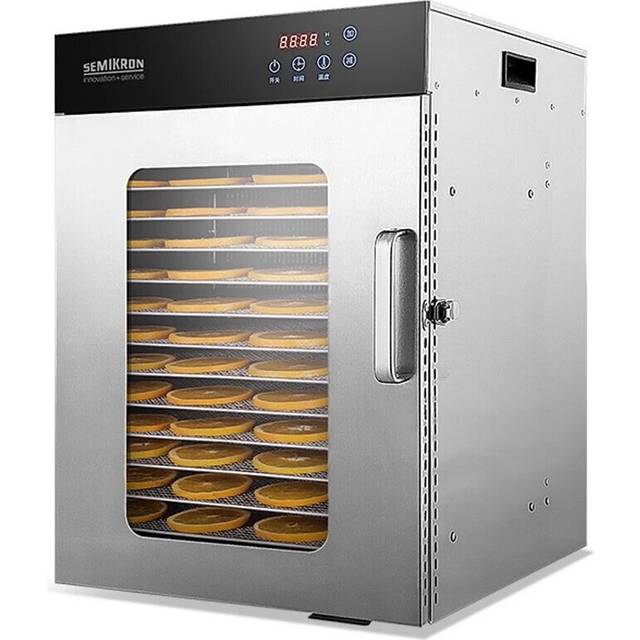 16 Layers Food Dehydrator Stainless Steel Beef Jerky Vegetables Fruit Meat Drying Machine dryer 220V 1350W for Home Commercial