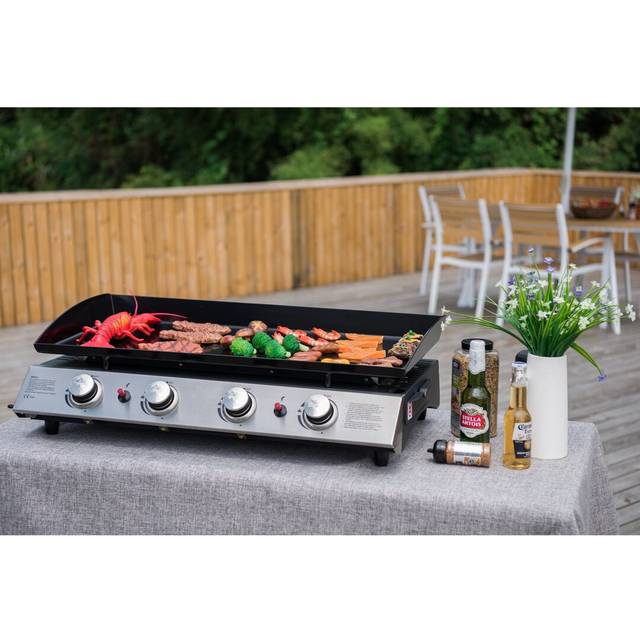 Callow 4 Burner Gas Plancha - Black;Black (4)