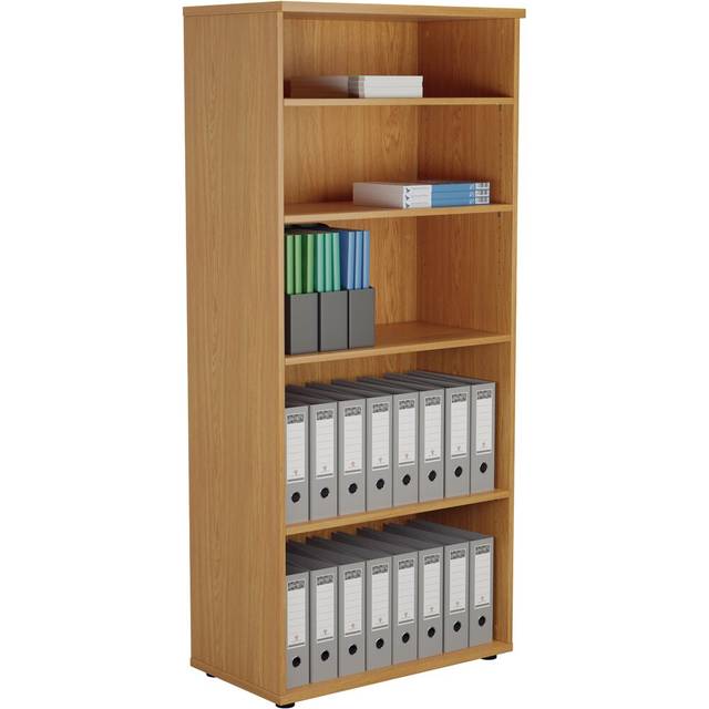 Buariki Bookcase - Oak (180cm H X 80cm W X 45cm D)
