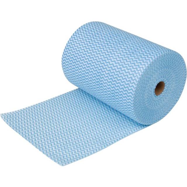 Nisbets Essentials Non-Woven Cloths Blue (Roll of 300)