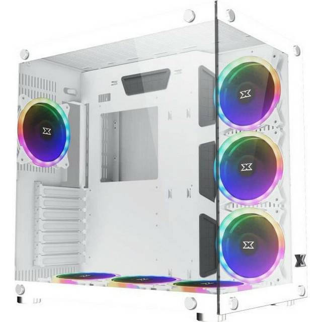 Xigmatek PC- Gehäuse Xigmatek Aquarius Plus Arcti Midi-Tower Datorchassi Vit