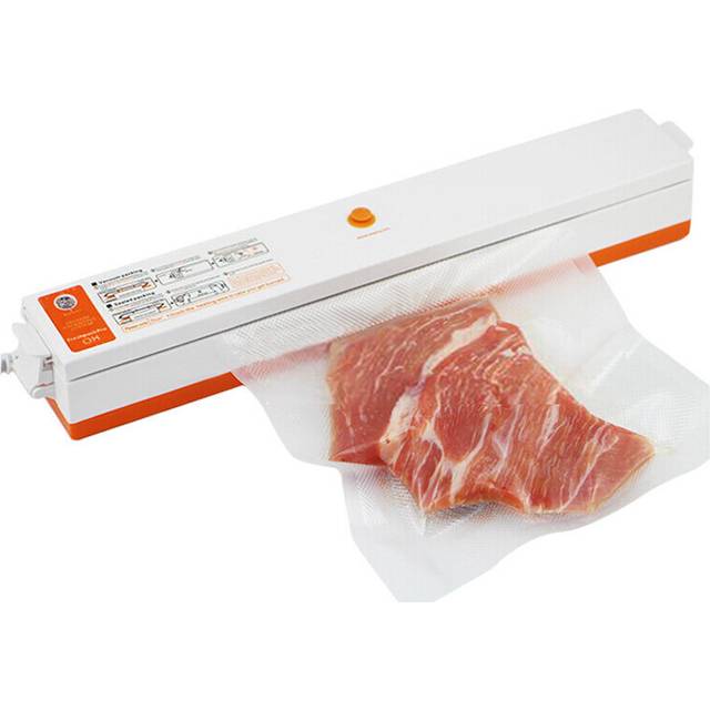 Huishoudelijke Droog Nat Food Vacuum Sealer Verpakking Machine Film Sealer Vacuüm Verpakker Inclusief 15Pcs Zakken - Eur plug