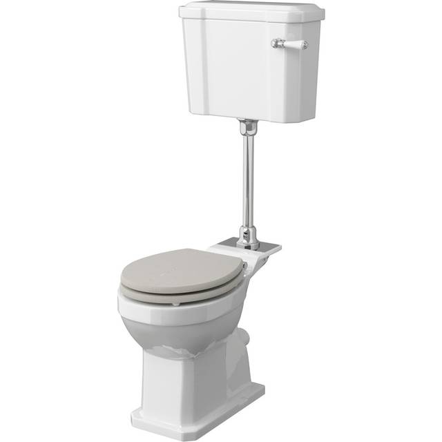 Richmond Comfort Low Level Toilet - White (1,320mm H X 510mm W X 724mm D)
