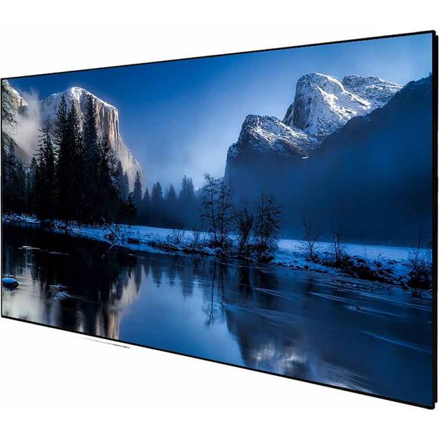 DELUXX Cinema High Contrast Fixed frame Screen SlimFrame 177 x 99cm, 80" - DARKVISION
