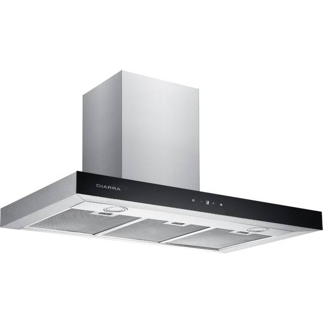 CIARRA 90cm Stainless Steel Touch Control Chimney Cooker Hood Range Hood Kitchen Extractor Fan