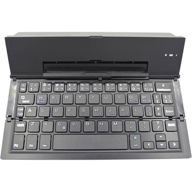 K27 58-key Folding Keyboard Three-system Multimedia Mobile Phone Tablet Computer Aluminum Alloy Wireless Bluetooth Keyboard