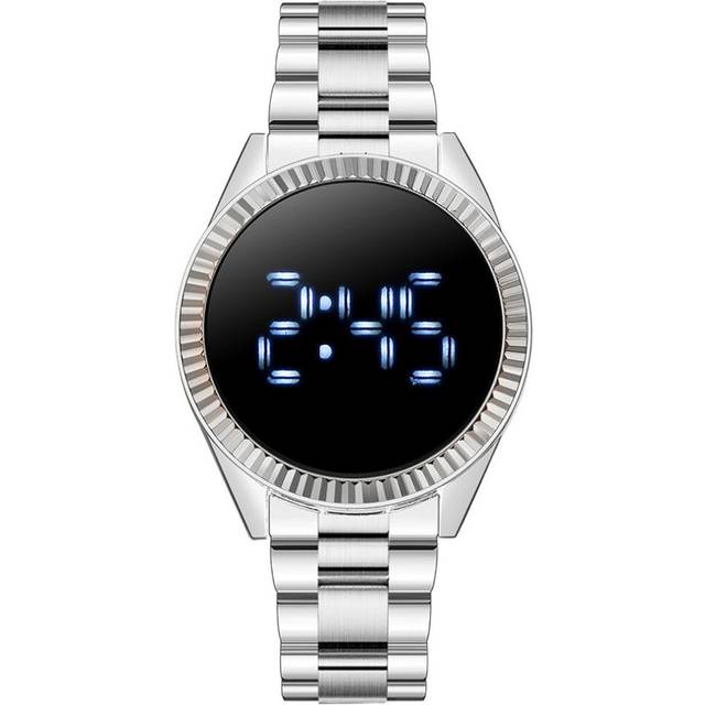 Metal Belt Digital Wristwatches Fashion Trend Watch Electronic Watch StainlessSteel Band Digital Watch