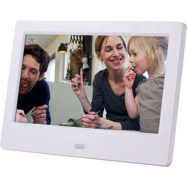 (12 inch, White) Digital Photo Picture Frame Photo Music Video Player with Remote Control