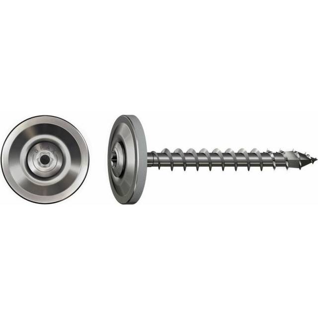 Spax Stainless Steel Raised Countersunk Roof Sheet Sealing Screws 4.5mm 45mm Pack of 30