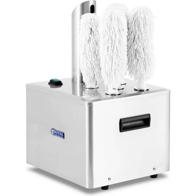 Glass polisher - 5 Polishing heads - 1320 W - 330 glasses/h - Royal Catering RCGP-2.0A