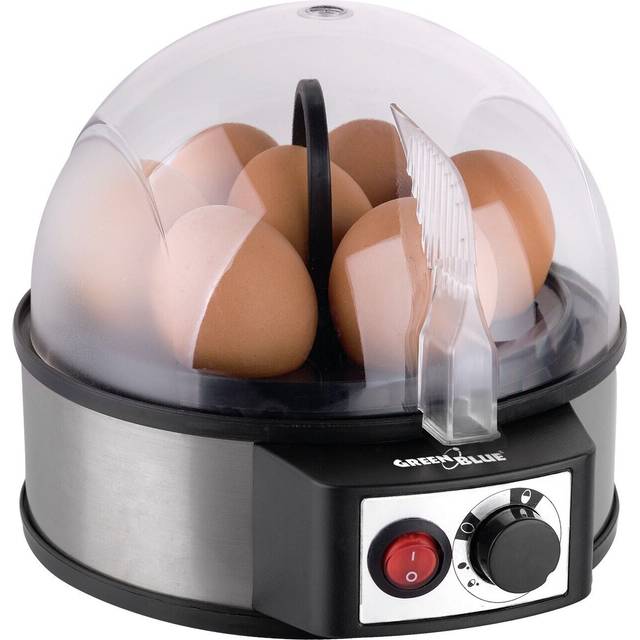 Electric egg cooker adjustable 400w 7 egg auto shut-off rapid boil measuring cup