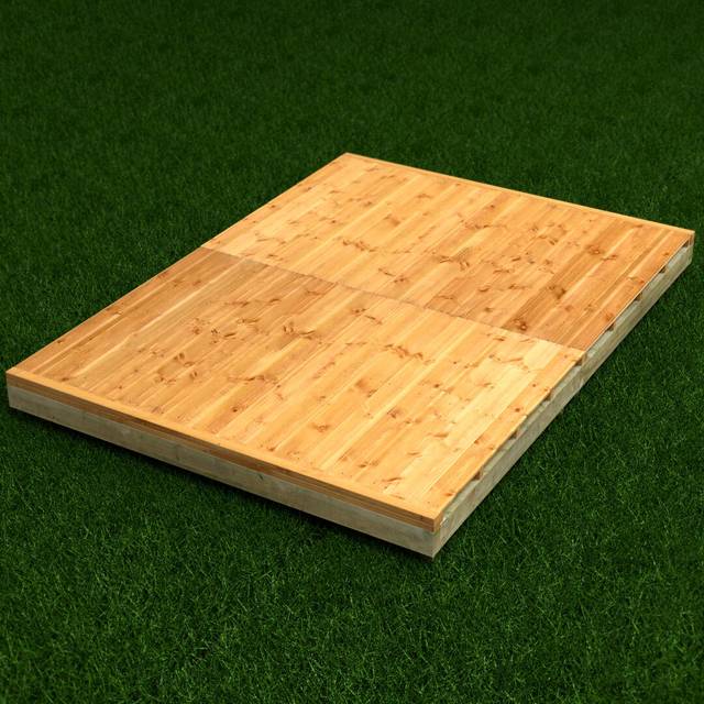 4 ft. W x 20 ft. D Power Pressure Treated Timber Shed Base Kit (20x4)