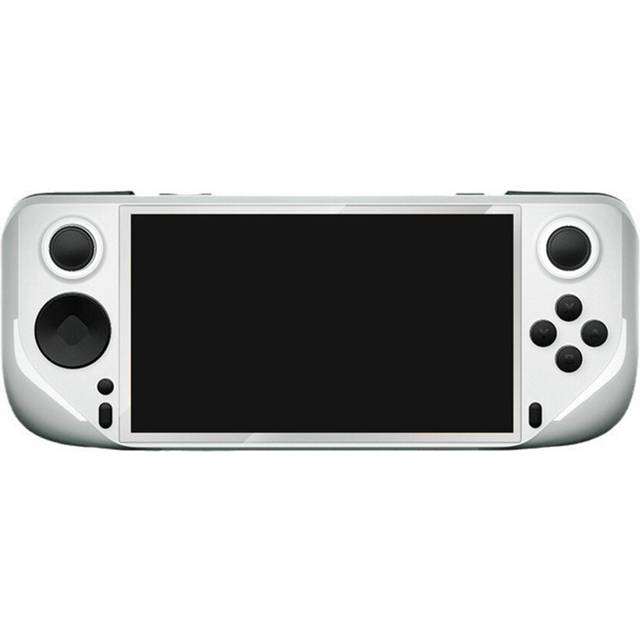 Handheld GAME E6 Handheld GAME Console Portable Video Game Support 5-Inch IPS Retro Gamebox PSP PS1 N64 Connect TV (White 64GB)