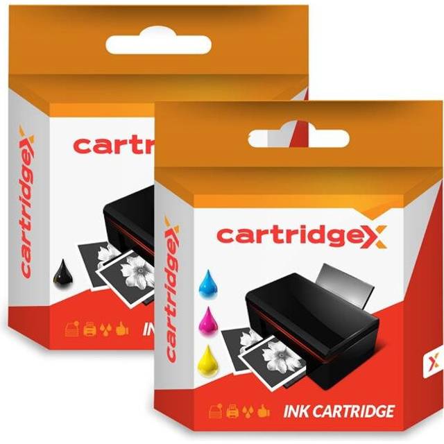Compatible Black + Colour Ink Cartridges For Canon Pg-40 & Cl-41 Pixma Ip2600 Ip6210d