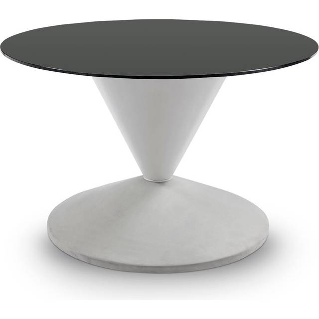 Small Round Coffee Table - Clear (49.3cm H X 80cm W X 80cm D)