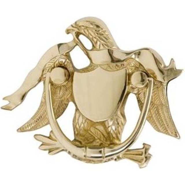 BRASS Accents A04-K2000-605 Eagle Door Knocker 5-.87 in. Polished Brass