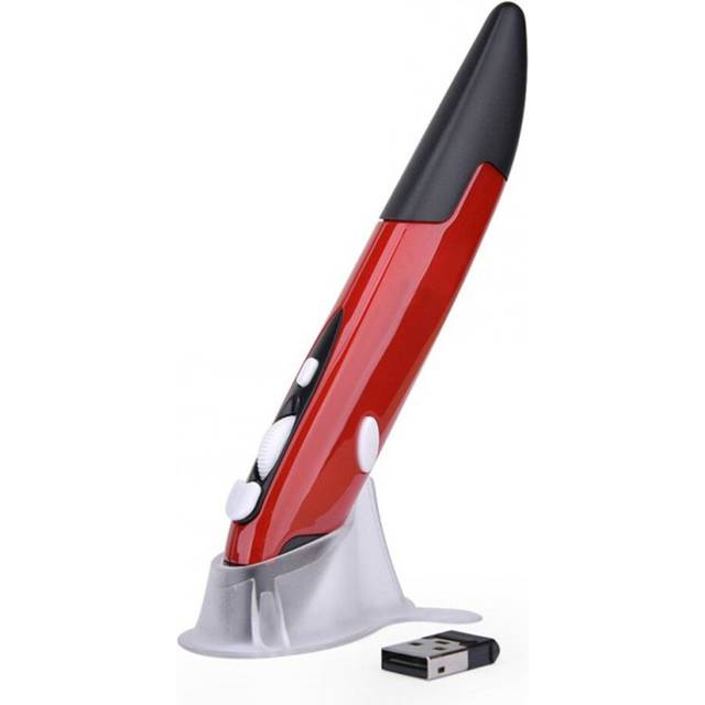 2.4G Wireless Pen Mouse Handwriting Mouse Infrared Electronic Presentation Pointer for Business Office red