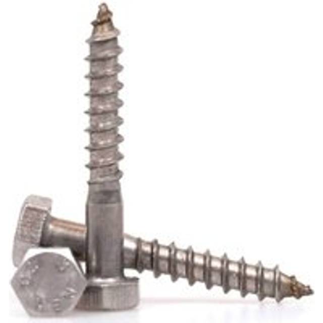 Sirius A2 304 Stainless Steel Hexagon Coachscrews 6mm 25mm