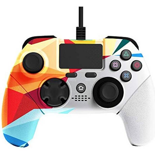 X Rocker PS4 Wired Games Controller Joystick Gamepad with 3M Long USB Cable - Prism