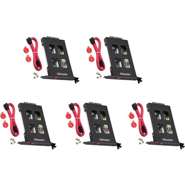 5X Pci Mobile Rack Enclosure Drive Case Box for 2.5 Inch Sata Hdd Adapter