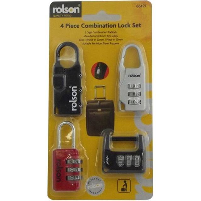 Rolson 4-Piece Combination Lock