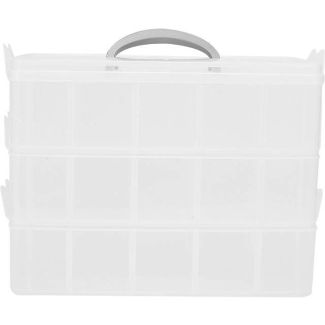 Plastic Makeup Storage Box Makeup Storage, Space Saving Desktop Comestics Makeup Box Brush Palette Lipstick