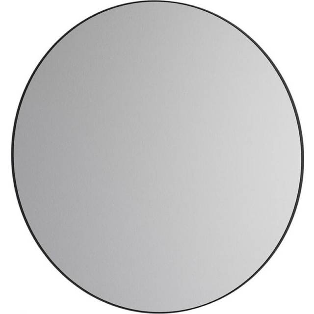Spegel Camargue Skärgård Rund Svart Ram 100 Cm