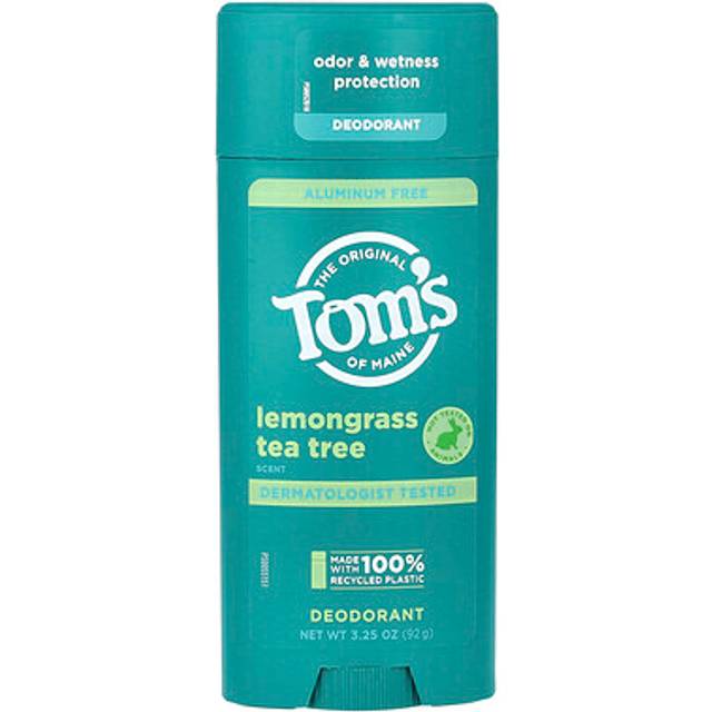 Tom's of Maine Deodorant Aluminum Free Lemongrass Tea Tree 3.25 oz
