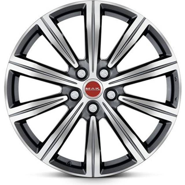 MAK Birmingham Gun Metal Machined Face 8,5x19 5/120 ET35 B64 (8,5x19 5/120 ET35 B64)