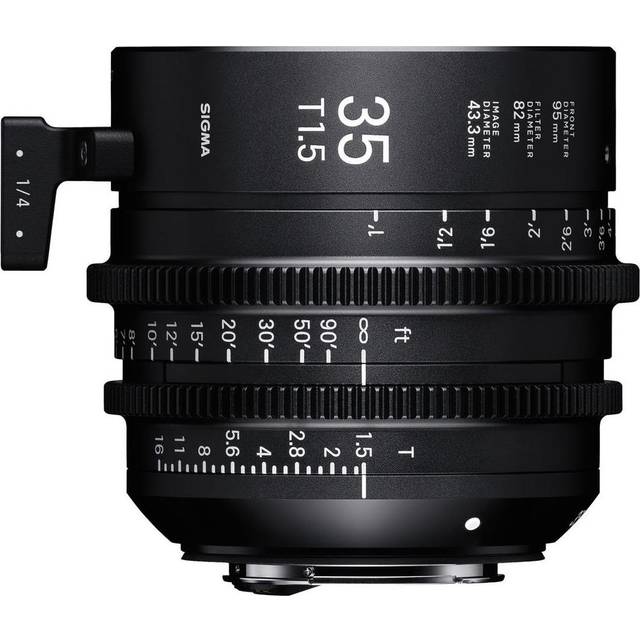 Sigma Cine 35mm T1.5 FF Lens Fully Luminous - Canon Mount