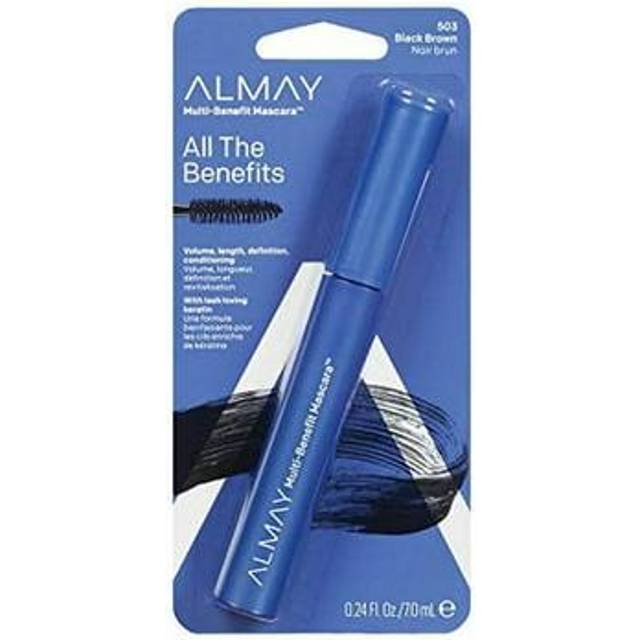 One Coat Multi-Benefit Mascara 503 Black Brown 0.24 Fl oz by Almay