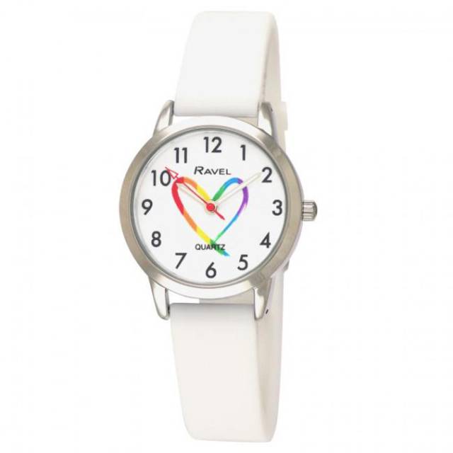 Ravel Children's Sports Pride Matters White Silicone Watch R1812.4S